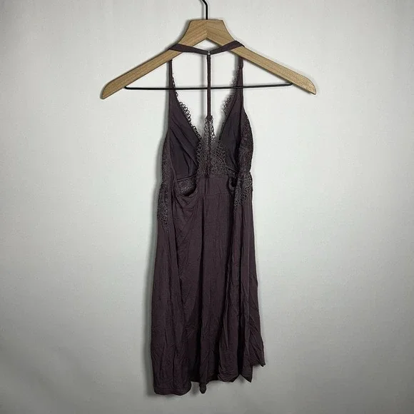 Victoria's Secret Top Women Sz Small Purple Intimates Sleep Slip Baby Doll Tank - Picture 7 of 7